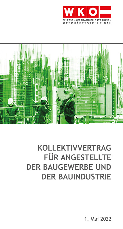 Kollektivvertrag für Angestellte der Bauindustrie und der Baugewerbe 2022